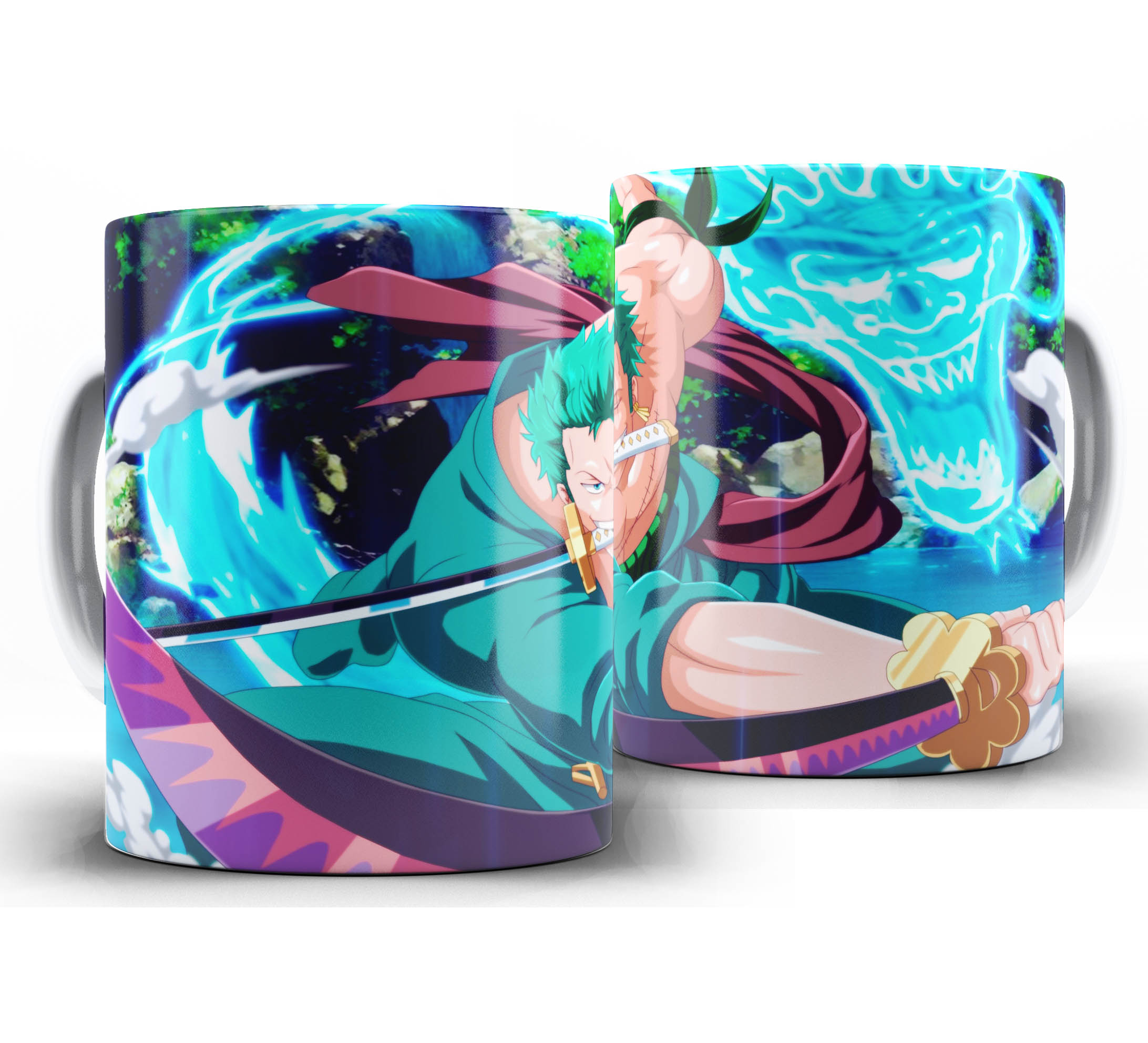 Caneca Anime - One Piece W27 - Zoro effect